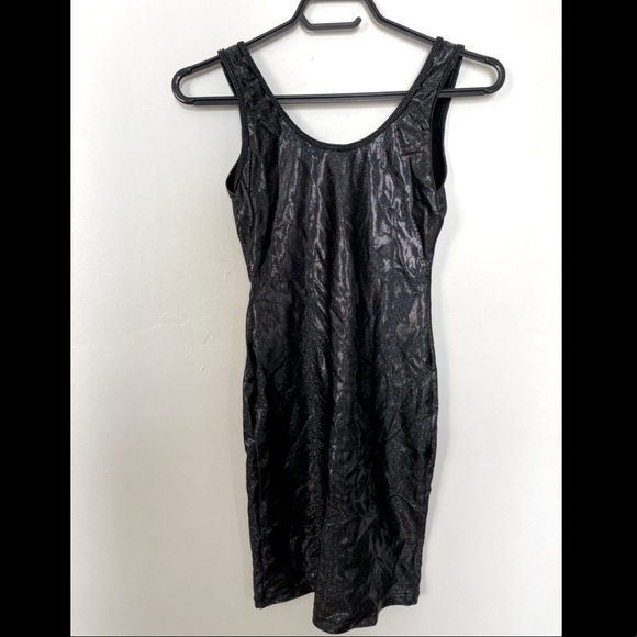 AMERICAN APPAREL black shiny dress // Never worn! - Picture 2 of 3